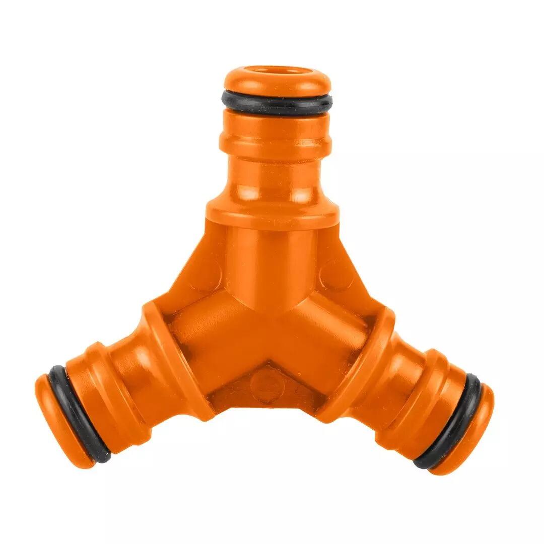 Adaptor, cuplaj rapid, 3 directii, bimaterial, 1/2"-3/4", NEO