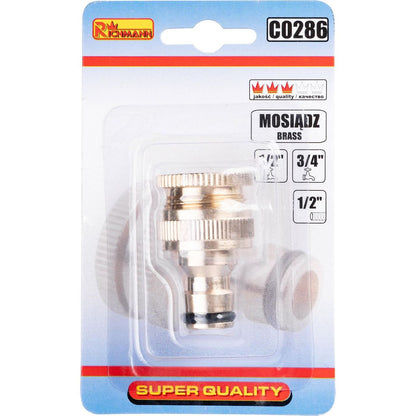 Adaptor robinet, filet interior, alama, 1/2", 3/4", Richmann