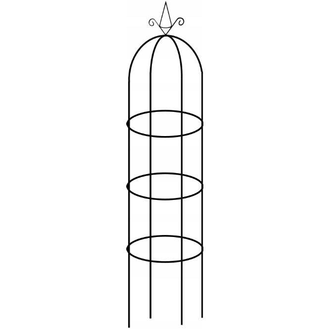 Arcada metalica, pergola, pentru gradina, 40x40x190 cm