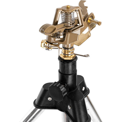 Aspersor pulsatoriu, cu trepied telescopic 565/890 mm, metalic, 113-490 mp, Richmann