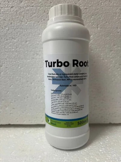 Stimulator de inradacinare TURBO ROOT -Acizi humici si fulvici, Aminoacizi liberi, NPK - SolPlant.ro