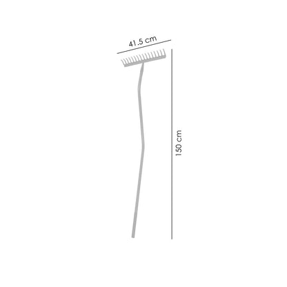 Grebla pentru frunze, gradina, coada metal, 16 dinti, 41.5x150 cm, Richmann Exclusive
