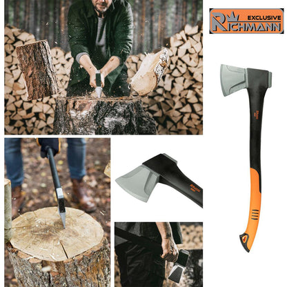 Topor pentru despicat, coada fibra, 2 kg, profesional, Richmann Exclusive