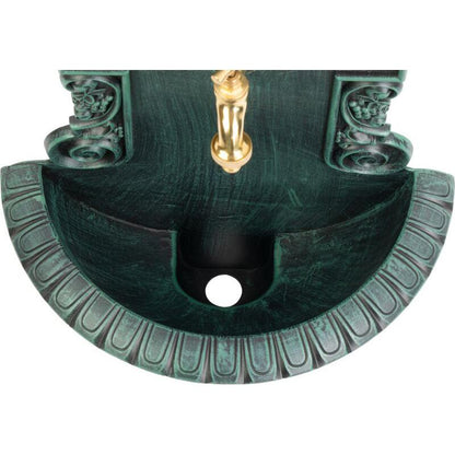 Chiuveta de gradina, aluminiu, verde, 37x19x61 cm, Strend Pro
