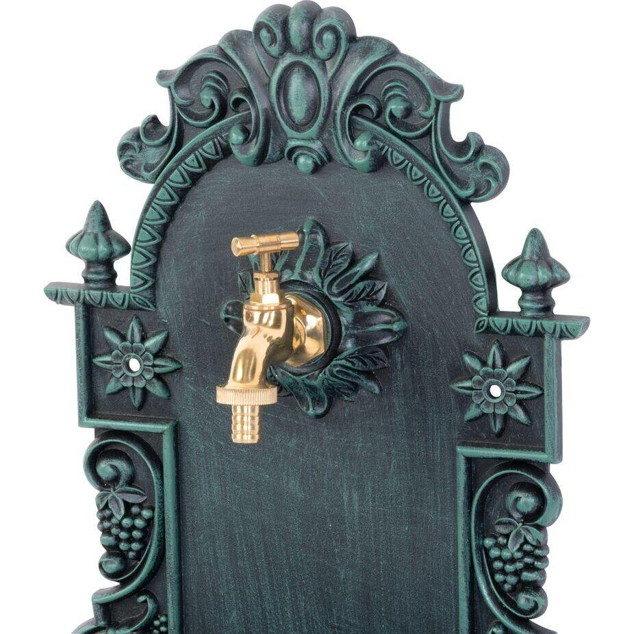 Chiuveta de gradina, aluminiu, verde, 37x19x61 cm, Strend Pro