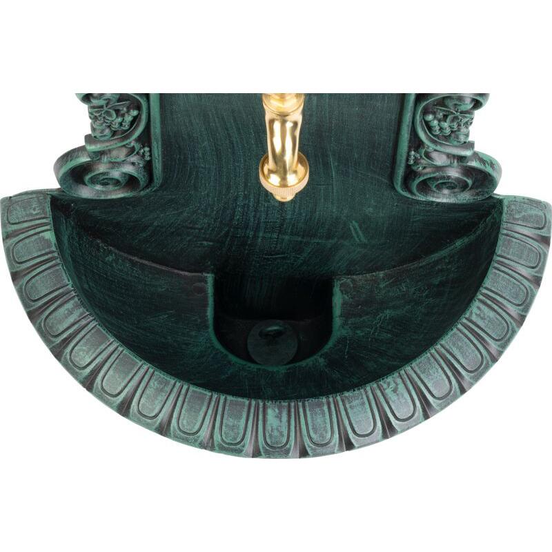Chiuveta de gradina, aluminiu, verde, 37x19x61 cm, Strend Pro