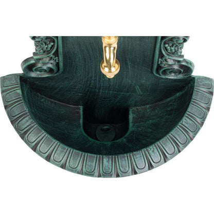 Chiuveta de gradina, aluminiu, verde, 37x19x61 cm, Strend Pro