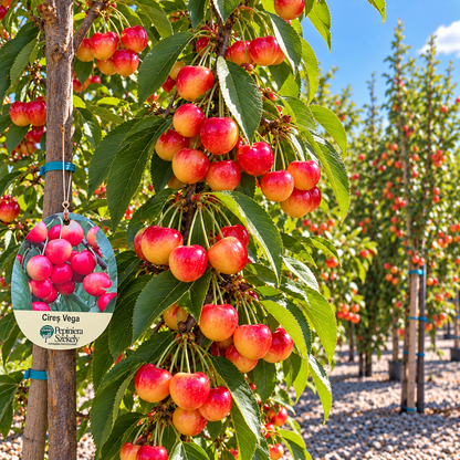 Cireș Vega – Puiet Altoit pe Prunus Mahaleb, Soi Românesc Productiv