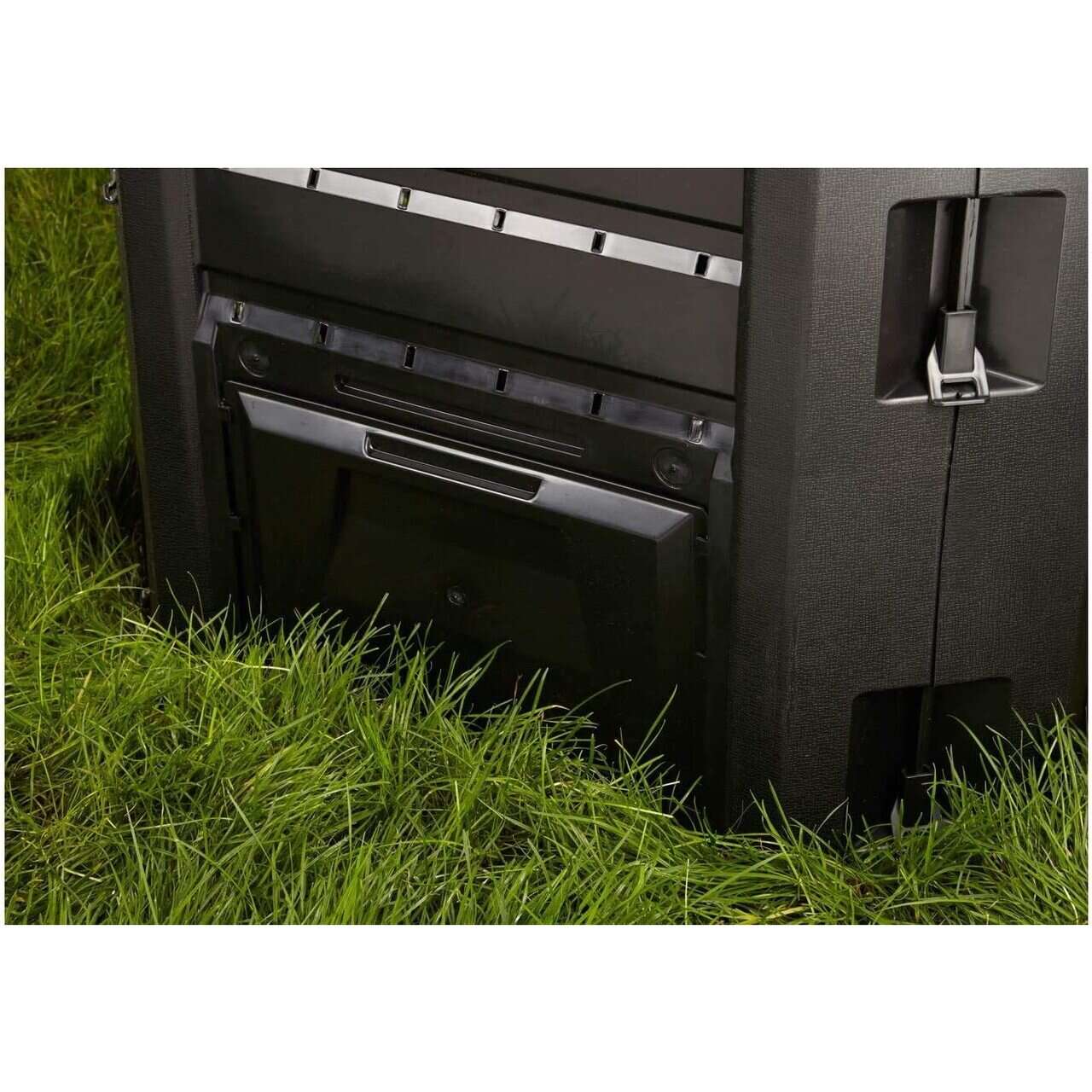 Compostor de gradina, 3 module, Module Compogreen, 1200 L,  negru, 198x71.9x82.6 cm, Prosperplast