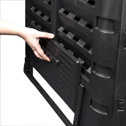 Compostor de gradina, 1000 L, negru
