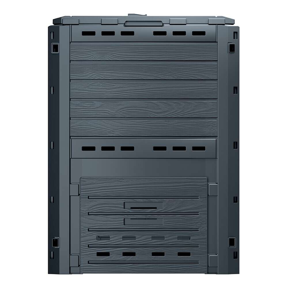 Compostor de gradina, Compogreen Woody, 280 L, negru, 59.6x60x100, Prosperplast