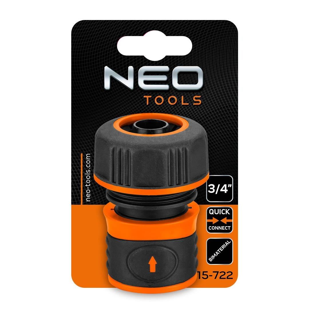 Cupla rapida, bimaterial, 3/4", NEO