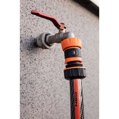 Cupla rapida, cu stop, bimaterial, 1/2", NEO