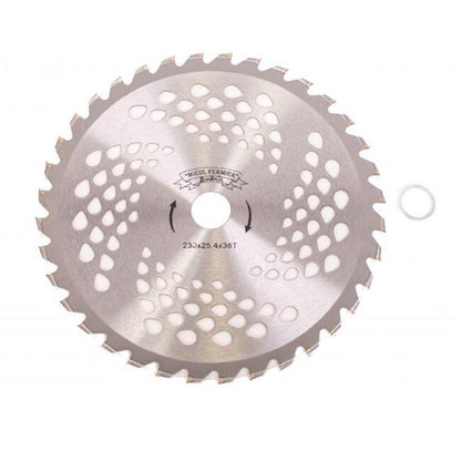 Disc circular vidia pentru motocoasa/trimmer, Micul Fermier, 230x25.4 mm, 40 dinti