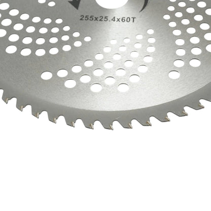 Disc circular vidia pentru motocoasa/trimmer, Thor, 255x25.4 mm, 60 dinti