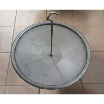Disc pentru gratar, fonta, tip grill, cu picioare si agatator, 50 cm, Barbeque