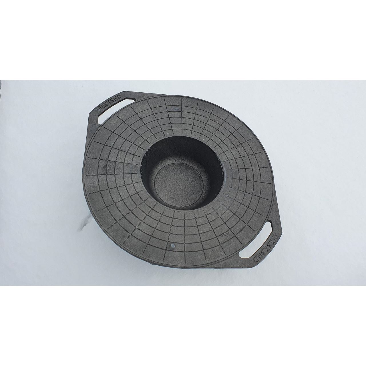 Disc pentru gratar, fonta, tip grill, cu picioare, 52 cm, Mixt Barbeque