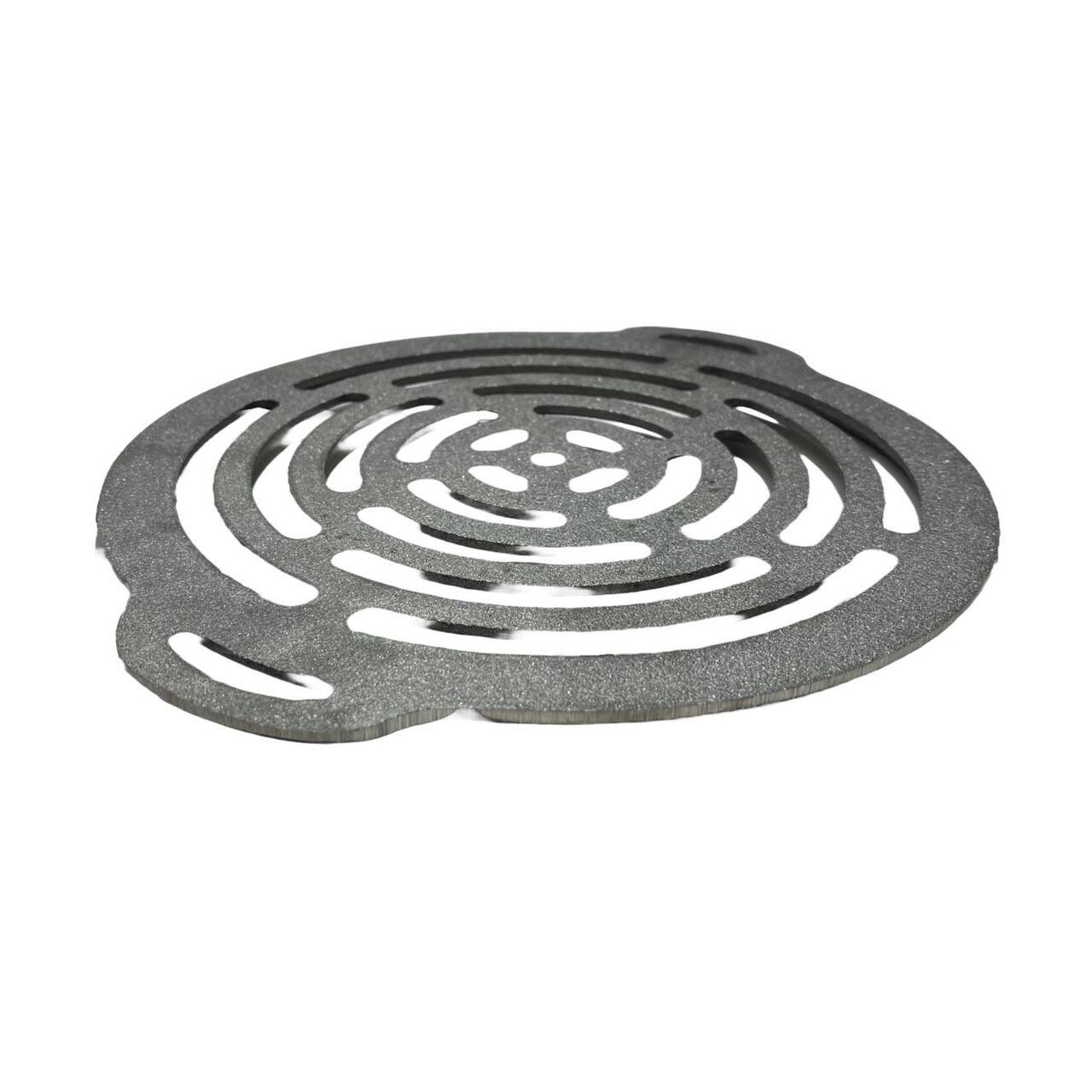 Disc pentru gratar, fonta, tip grill, cu picioare, set 4 piese, 49.5 cm