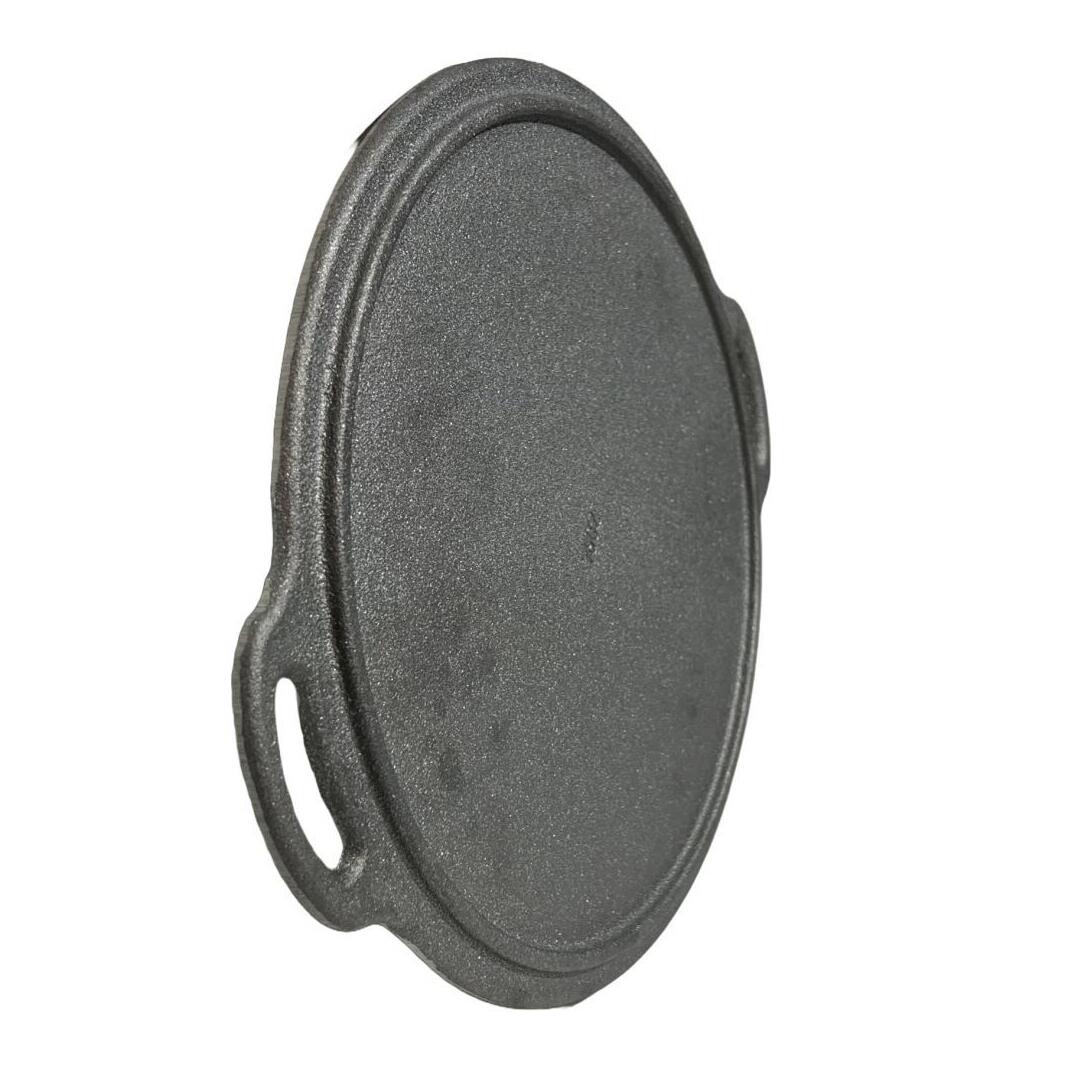 Disc pentru gratar, fonta, tip grill, cu picioare, set 4 piese, 49.5 cm