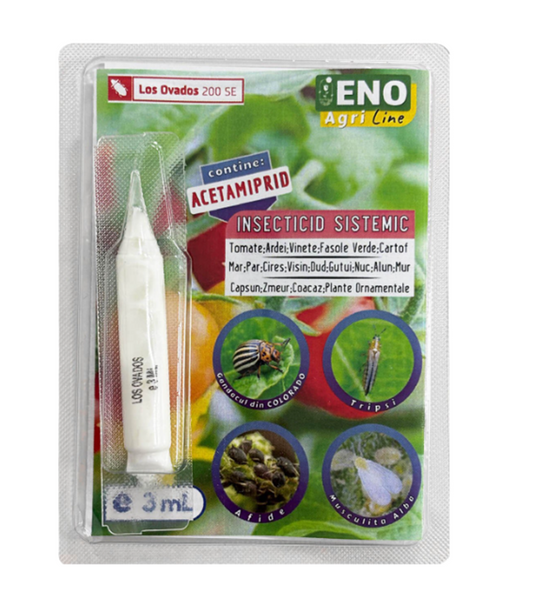 Los Ovados 200 SE - Insecticid Neonicotinoid cu Actiune Tripla - Grau, Rapita, Cartof, Mar, Par, Cires, Vinete - Contact, Ingestie, Sistemic, Innvigo