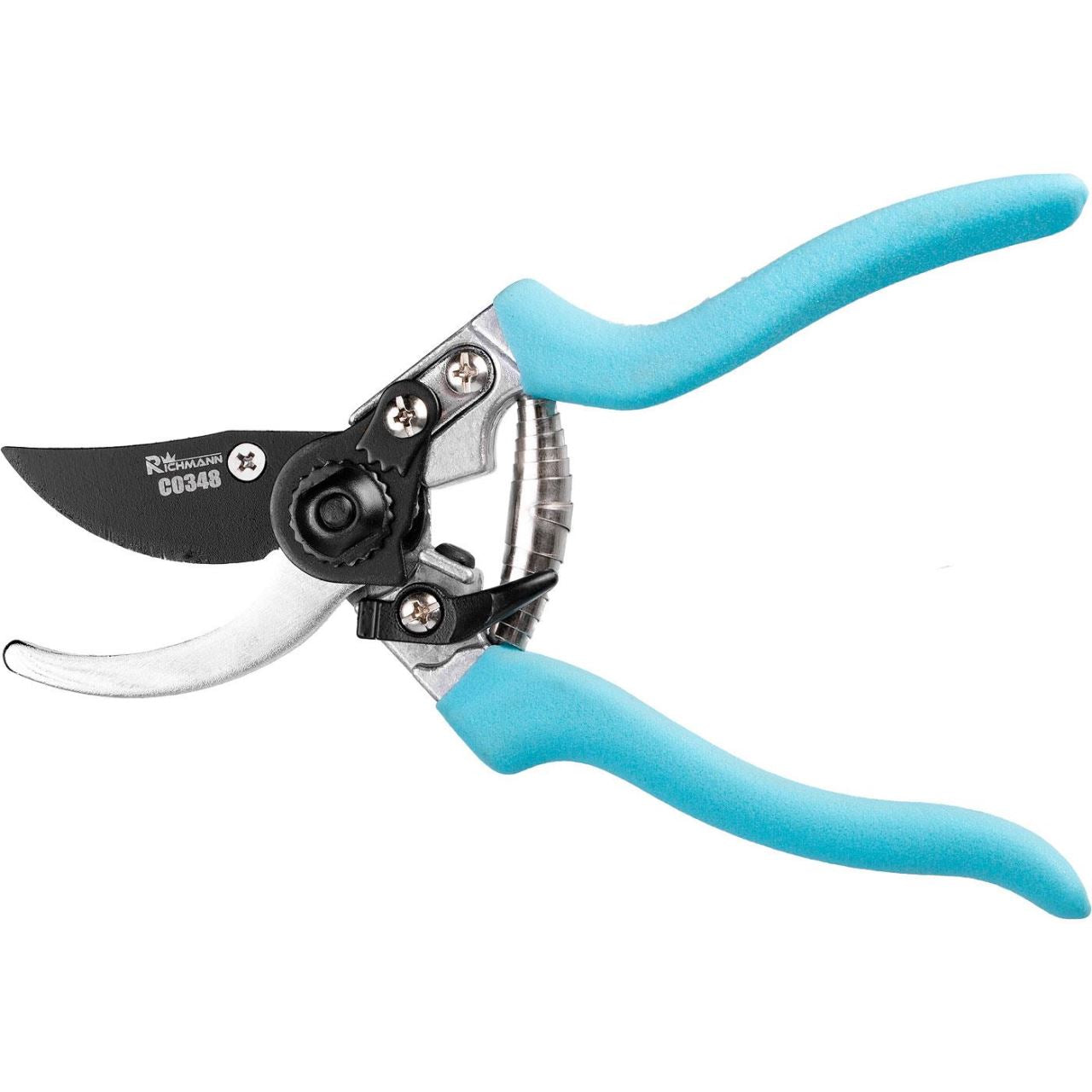 Foarfeca gradina, tip nicovala, cu arc, teflon, 20 cm, Richmann