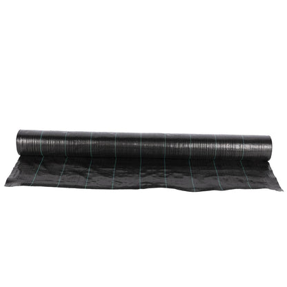 Folie antiburuieni, polietilena, tesuta, neagra, 100 g/m2, 1.5x100 m, Micul Fermier