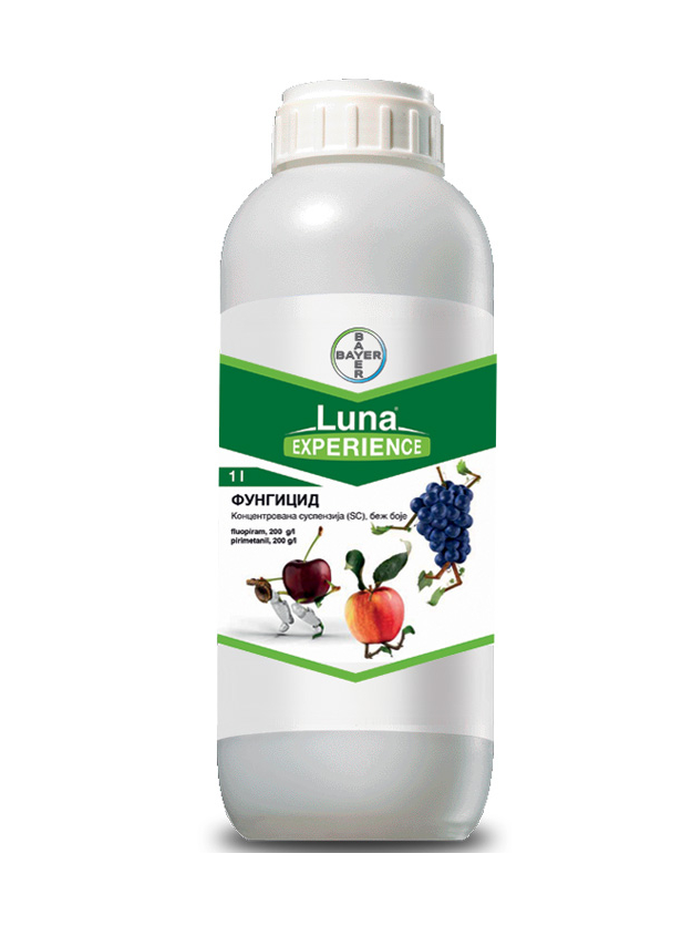 Luna Experience 400 SC - Fungicid Sistemic si Translaminar cu Spectru Larg - Mar, Par, Samburoase, Vita de Vie, Varza, Praz, Morcov, Bayer