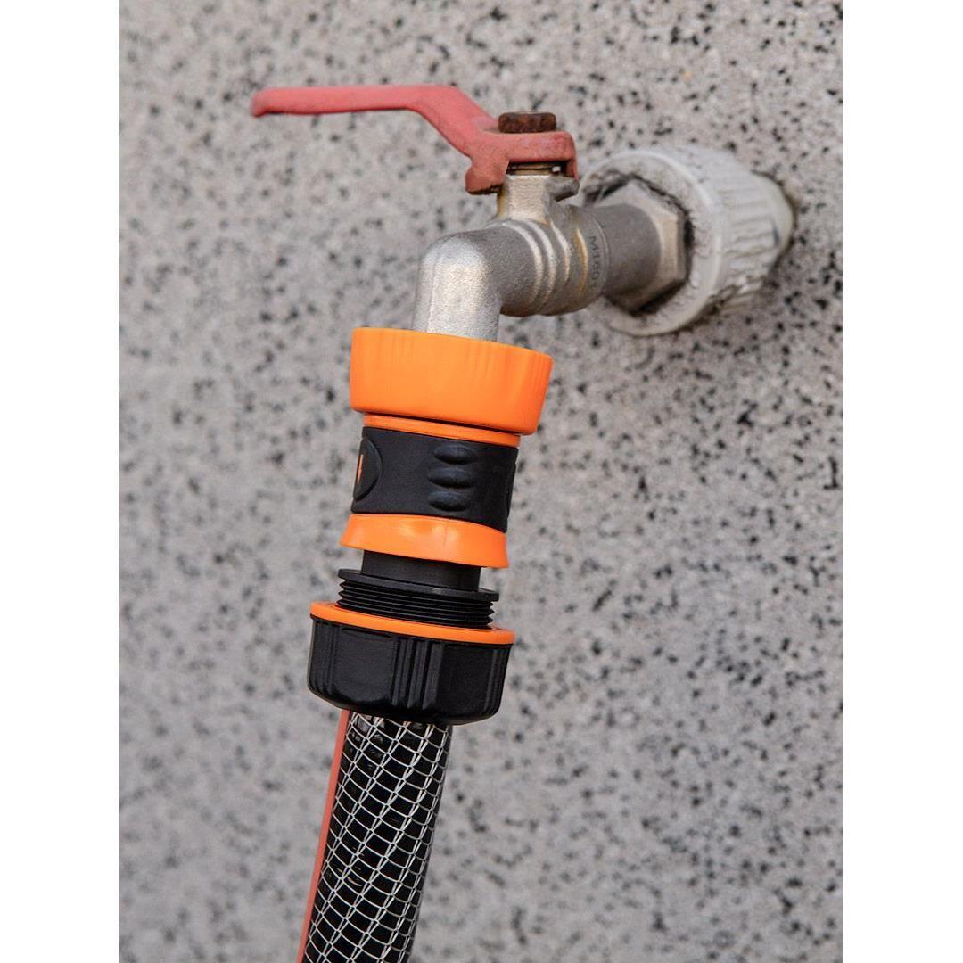 Furtun de gradina, 6 straturi, antirasucire, cu 2 cuple si adaptor, 1/2", 50 m, NEO
