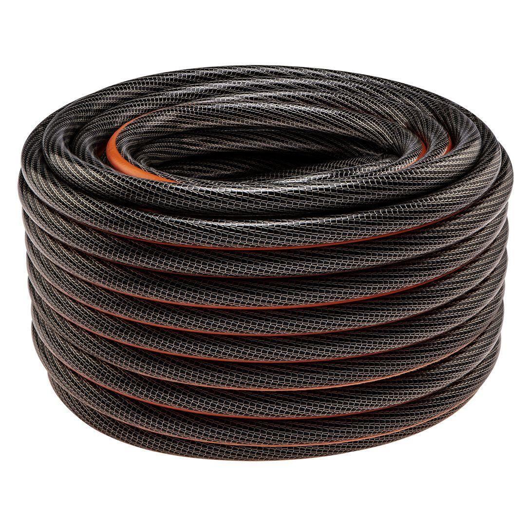 Furtun de gradina, NEO, cu pistol de stropit, carucior cu tambur, accesorii, 6 straturi, 1/2", 50 m