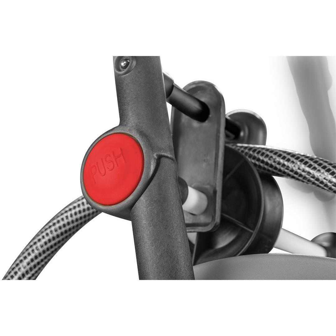 Furtun de gradina, NEO, cu pistol de stropit, carucior cu tambur, accesorii, 6 straturi, 1/2", 50 m