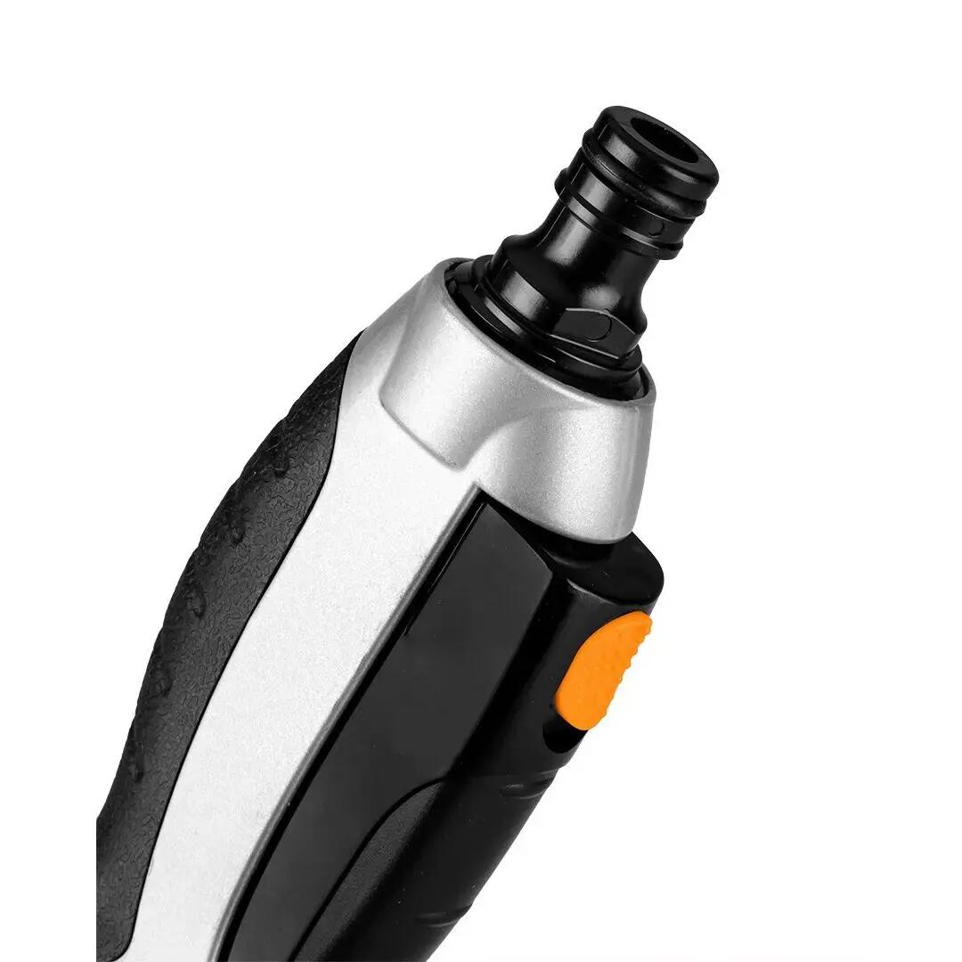 Furtun de gradina, NEO, cu pistol de stropit, carucior cu tambur, accesorii, 6 straturi, 1/2", 50 m