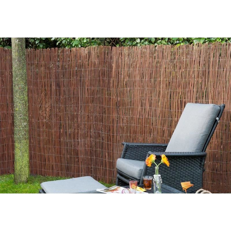 Gard gradina/paravan din rachita naturala, 5x2 m