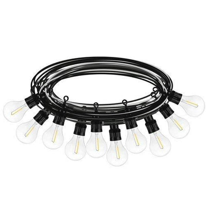 Ghirlanda tip sirag de becuri, LED, 220-240V, IP44, 6 cm, 4.65 m