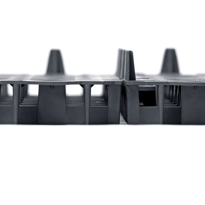 Grilaj plastic pentru parcari auto, negru, 49.2x49.2x3.9 cm
