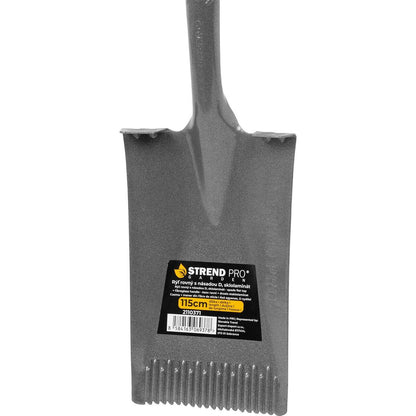 Harlet, cazma, drept, cu margini zimtate, maner fibra sticla, 115 cm, Strend Pro
