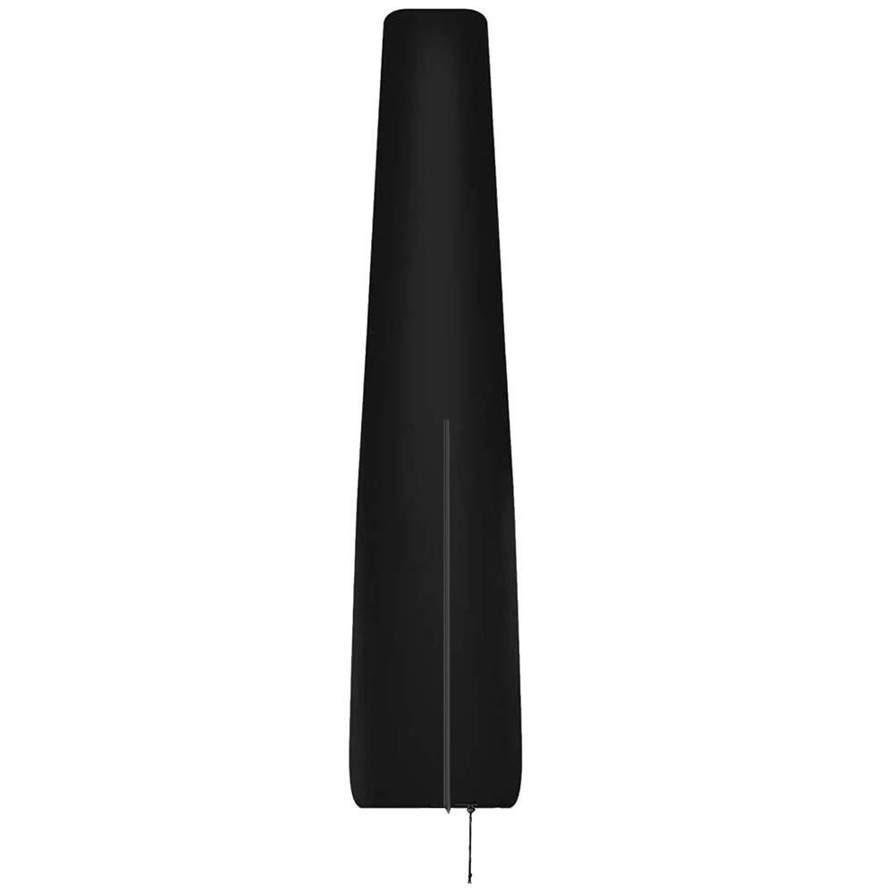 Husa pentru umbrela de gradina, Springos, cu fermoar, negru, 265x70 cm
