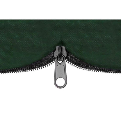 Husa protectie balansoar gradina, polietilena, verde, 220x150x145 cm