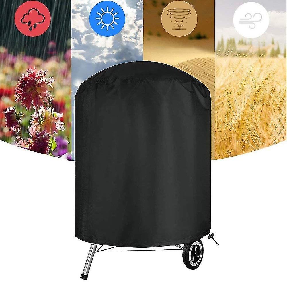 Husa protectie gratar gradina KAMADO EGG 13, impermeabila, neagra, 42x49 cm, Strend Pro