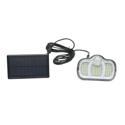 Lampa solara de perete cu senzor de miscare, LED 0.8 W, panou extern, 1200 mAh, IPX4, Breckner Germany