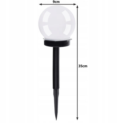 Lampa solara pentru gradina, Gardlov, LED, alb rece, set 6 buc, 9x35 cm
