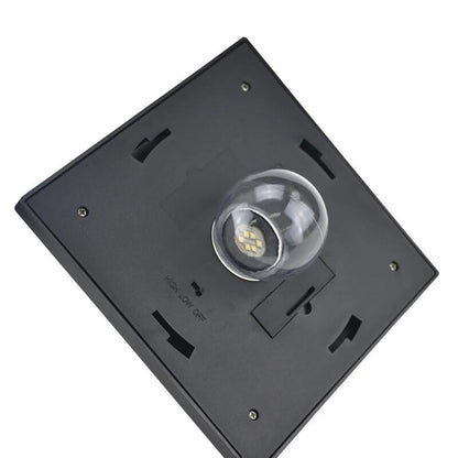 Lampa solara tip felinar pentru gradina, 1 LED, 18x18x160 cm