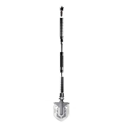 Lopata multifunctionala, pliabila, metalica, argintiu, 16 in 1, 12.7x37-67 cm, Trizand