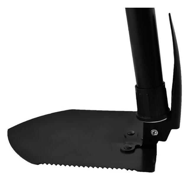 Lopata multifunctionala, pliabila, metalica, negru, 3 in 1, 60x16 cm, Trizand