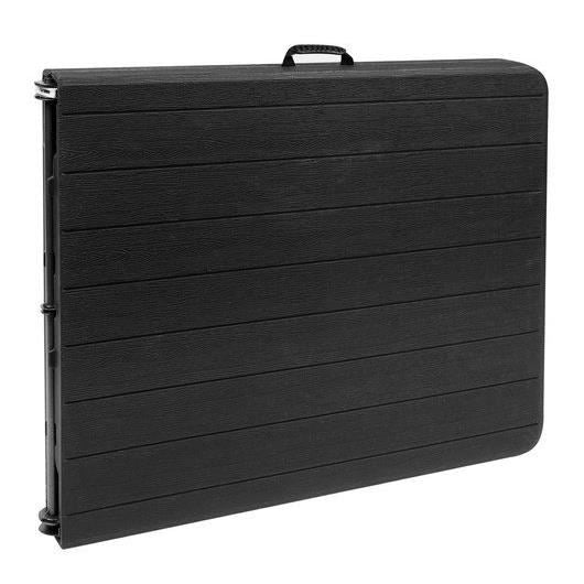 Masa pliabila gradina, camping, pescuit, tip valiza, neagra, 180x74x74 cm, Malatec