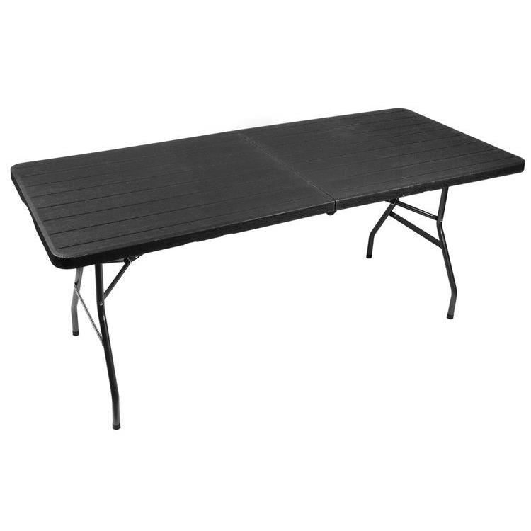 Masa pliabila gradina, camping, pescuit, tip valiza, neagra, 180x74x74 cm, Malatec