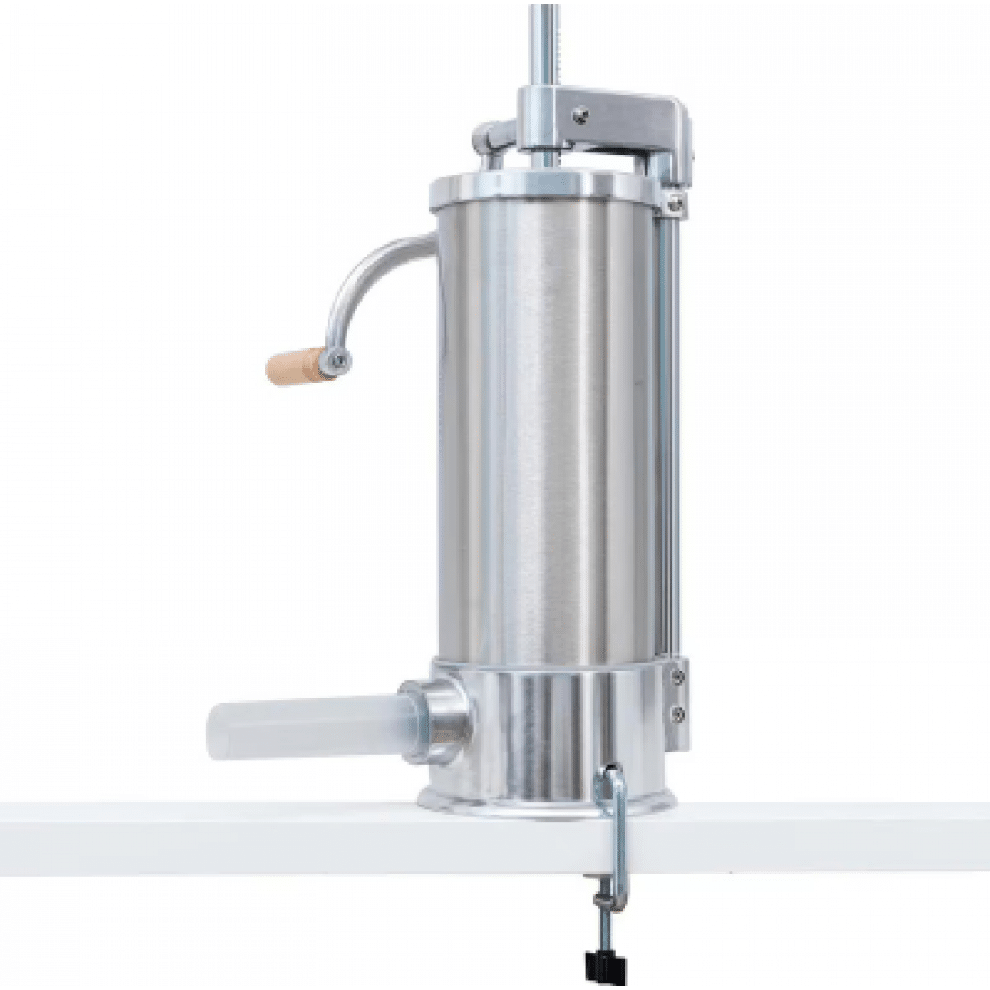 Mașină Verticală de Umplut Cârnați din Inox MX1833 – 6 kg, 6 Pâlnii de 14, 18, 21, 25, 29 și 35 mm