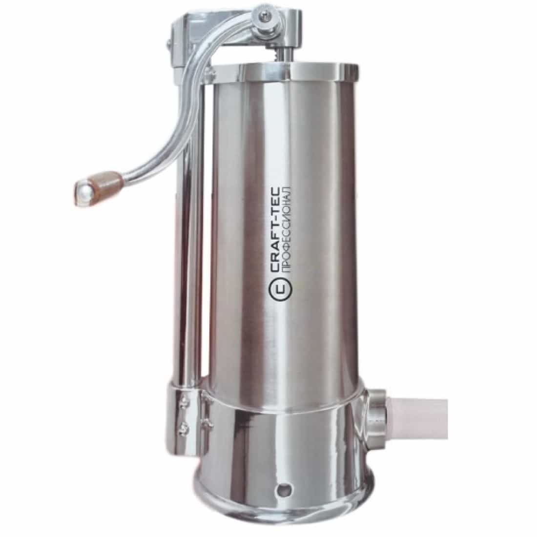 Mașină Verticală de Umplut Cârnați din Inox MX1833 – 6 kg, 6 Pâlnii de 14, 18, 21, 25, 29 și 35 mm