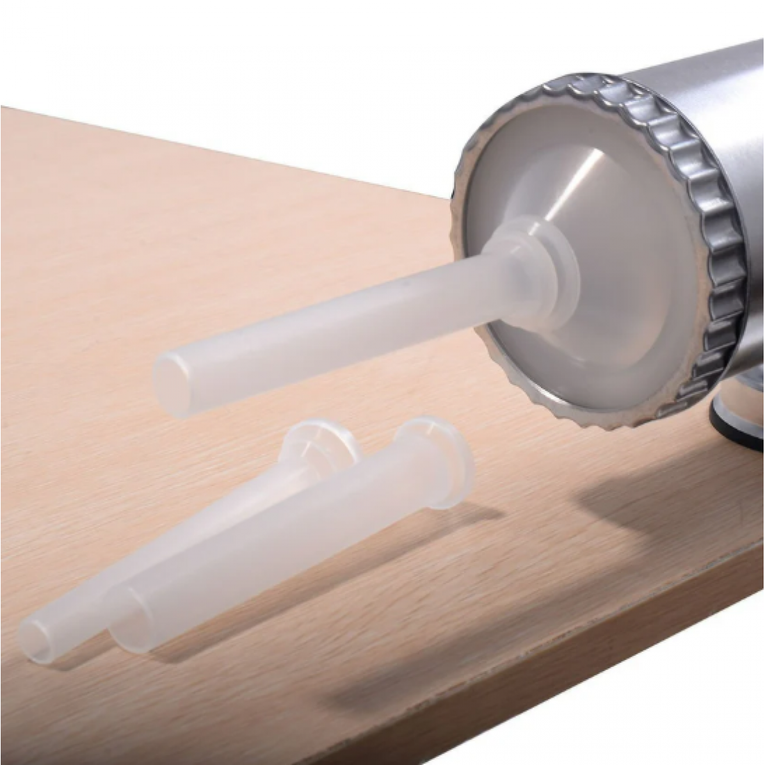 Mașină Manuală de Umplut Cârnați Craft-Tec MX132 – 3 kg, Cilindru Inox, Ventuză și 3 Pâlnii de 15, 19 și 22 mm