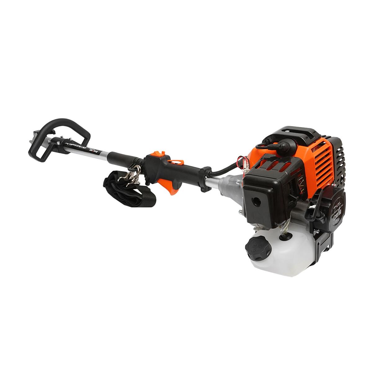 Motocoasa/trimmer pentru tuns iarba, gard viu, ramuri, Breckner Germany, 4 in 1, benzina, cu accesorii, 1.25 kW, 42.7 CC