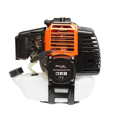 Motocoasa/trimmer pentru tuns iarba, gard viu, ramuri, Breckner Germany, 4 in 1, benzina, cu accesorii, 1.25 kW, 42.7 CC